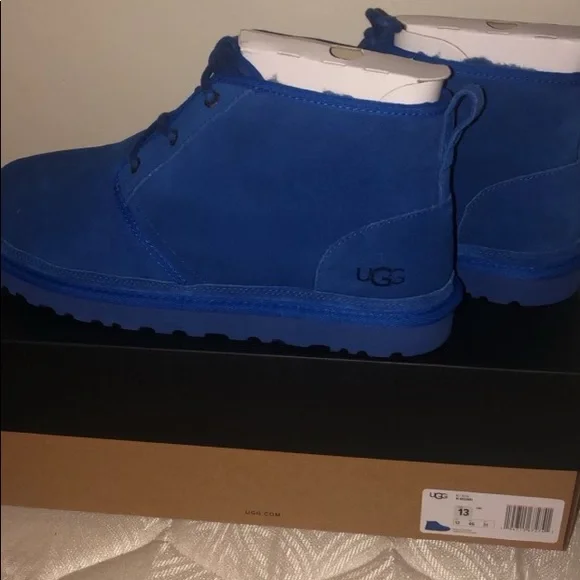Mens Uggs Size 13 Royal Blue NEW UGG Mens Neumel Chukka Ankle Boot - 3236 - Royal Blue  main image 2